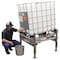 Vestil SS Intermediate Bulk Container Tilt Stand w/Fork Pocket/Adjust Legs 49-3/4x50-1/2 4.4K Silver IBC-TLT-FPL-SS - alternate 4